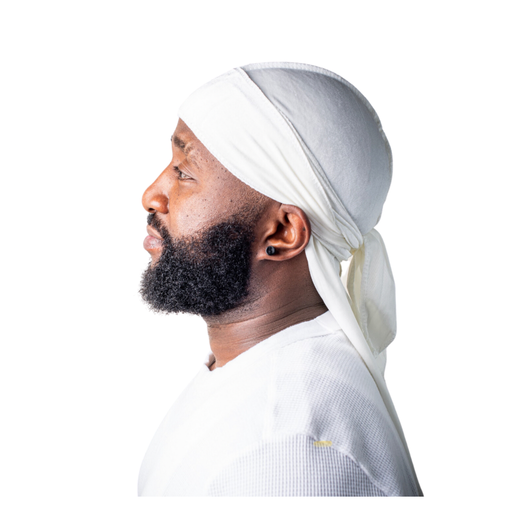 Breathable Velvet Durag Pour Hommes - Long Tail France Breathable Velvet Durag Pour Hommes - Long Tail France